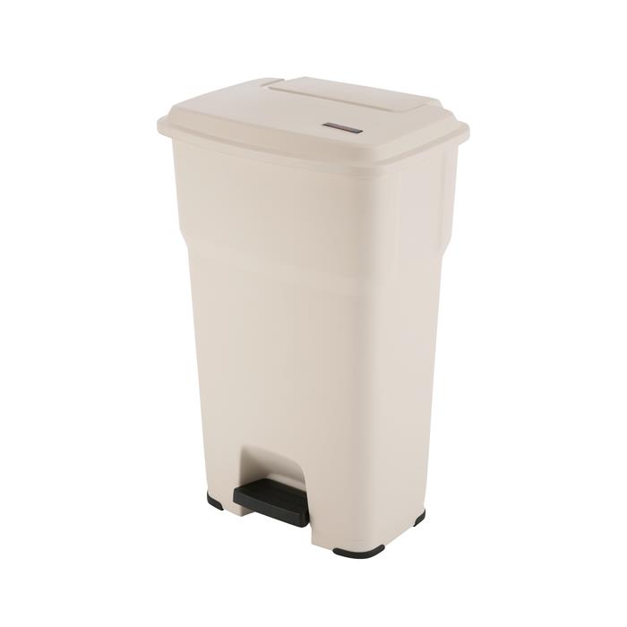Poubelle à pédale Vileda Hera 85 l, beige